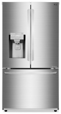 LG 28 Cu. Ft. 3-Door French-Door Refrigerator – LFXS28968S - Refrigerator in Stainless Steel