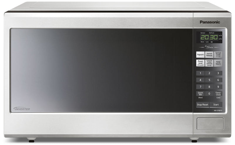 Panasonic Genius® 1.2 Cu. Ft. Countertop Microwave – NNST681SC - Countertop Microwave in Stainless Steel