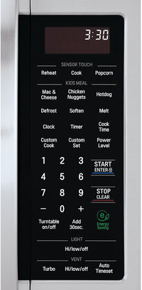 LG 2 Cu. Ft. Over-the-Range Microwave - Stainless Steel - Over-the-Range Microwave in Stainless Steel