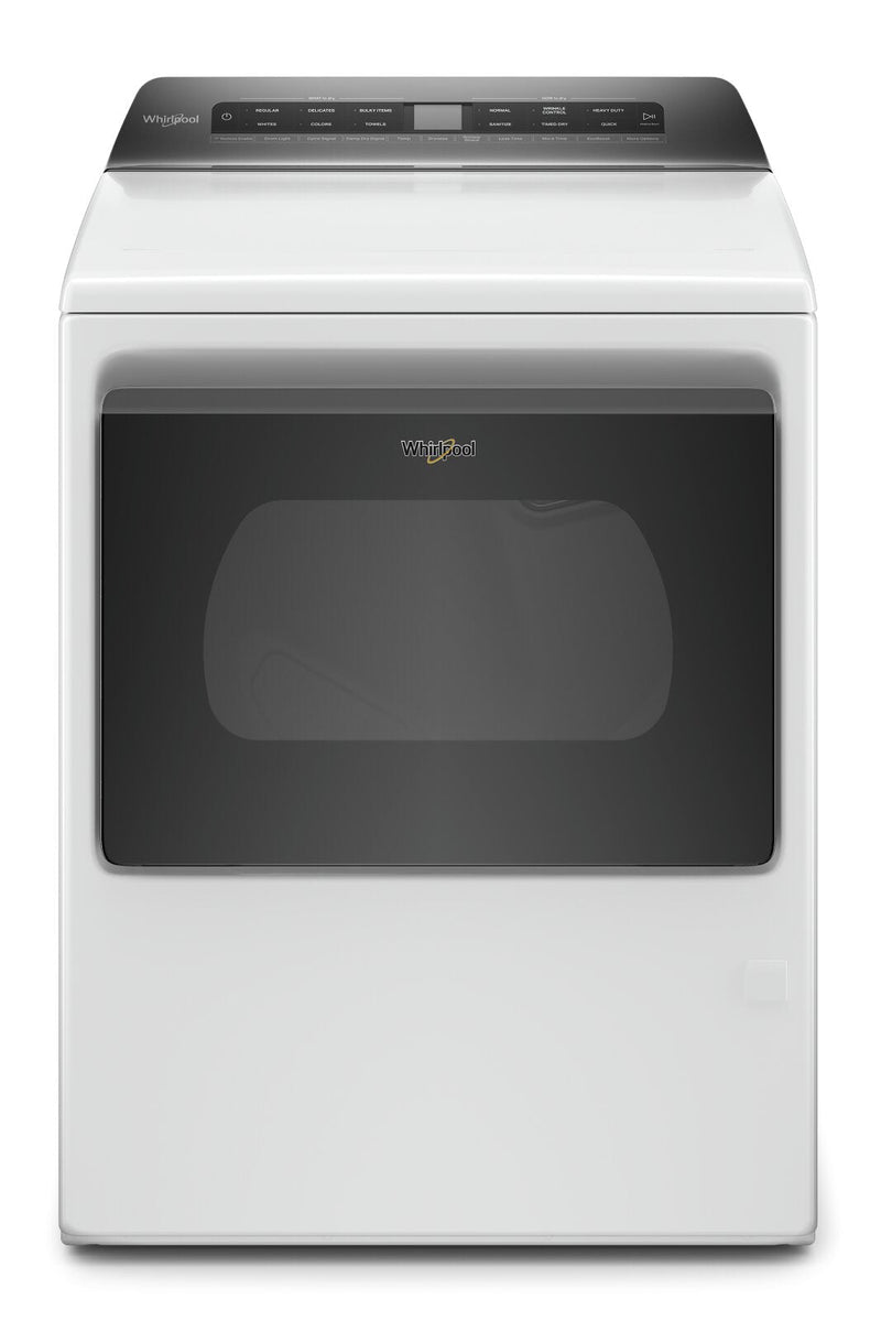 Whirlpool 7.4 Cu. Ft. Smart Front-Load Gas Dryer - WGD6120HW|Sécheuse à gaz intelligente Whirlpool de 7,4 pi3 à chargement frontal - WGD6120HW|WGD6120W