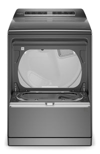 Whirlpool 7.4 Cu. Ft. Smart Front-Load Gas Dryer - WGD7120HC - Dryer in Chrome Shadow 