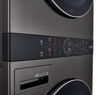 LG WashTower™ with 5.2 Cu. Ft. Washer and 7.4 Cu. Ft. Dryer - WKEX200HBA | Tour de lavage WashTowerMC de LG avec laveuse de 5,2 pi3 et sécheuse de 7,4 pi3 - WKEX200HBA | WKEX200H