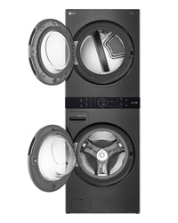 LG WashTower™ with 5.2 Cu. Ft. Washer and 7.4 Cu. Ft. Dryer - WKEX200HBA | Tour de lavage WashTowerMC de LG avec laveuse de 5,2 pi3 et sécheuse de 7,4 pi3 - WKEX200HBA | WKEX200H
