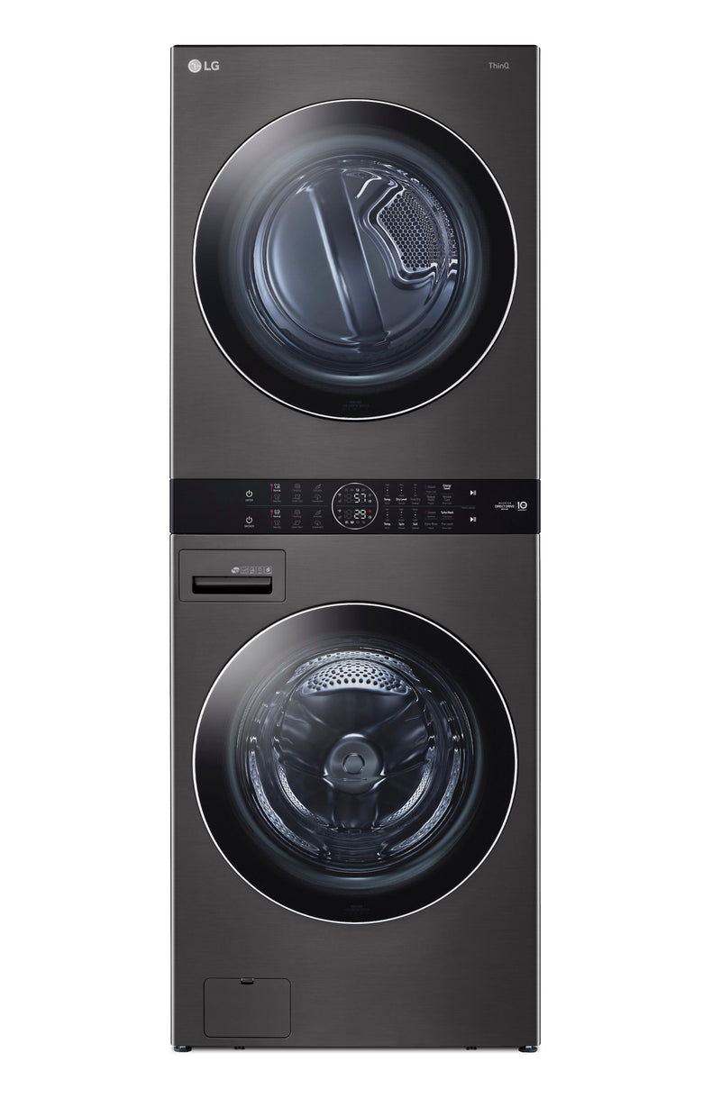 LG WashTower™ with 5.2 Cu. Ft. Washer and 7.4 Cu. Ft. Dryer - WKEX200HBA | Tour de lavage WashTowerMC de LG avec laveuse de 5,2 pi3 et sécheuse de 7,4 pi3 - WKEX200HBA | WKEX200H