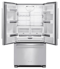 KitchenAid 22 Cu. Ft. French Door Refrigerator with Interior Dispenser - Stainless Steel - Refrigerator with Ice Maker in Stainless Steel