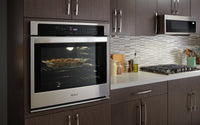 Whirlpool 27" 4.3 Cu. Ft. Single Wall Oven - WOS31ES7JS - Electric Wall Oven in Stainless Steel 
