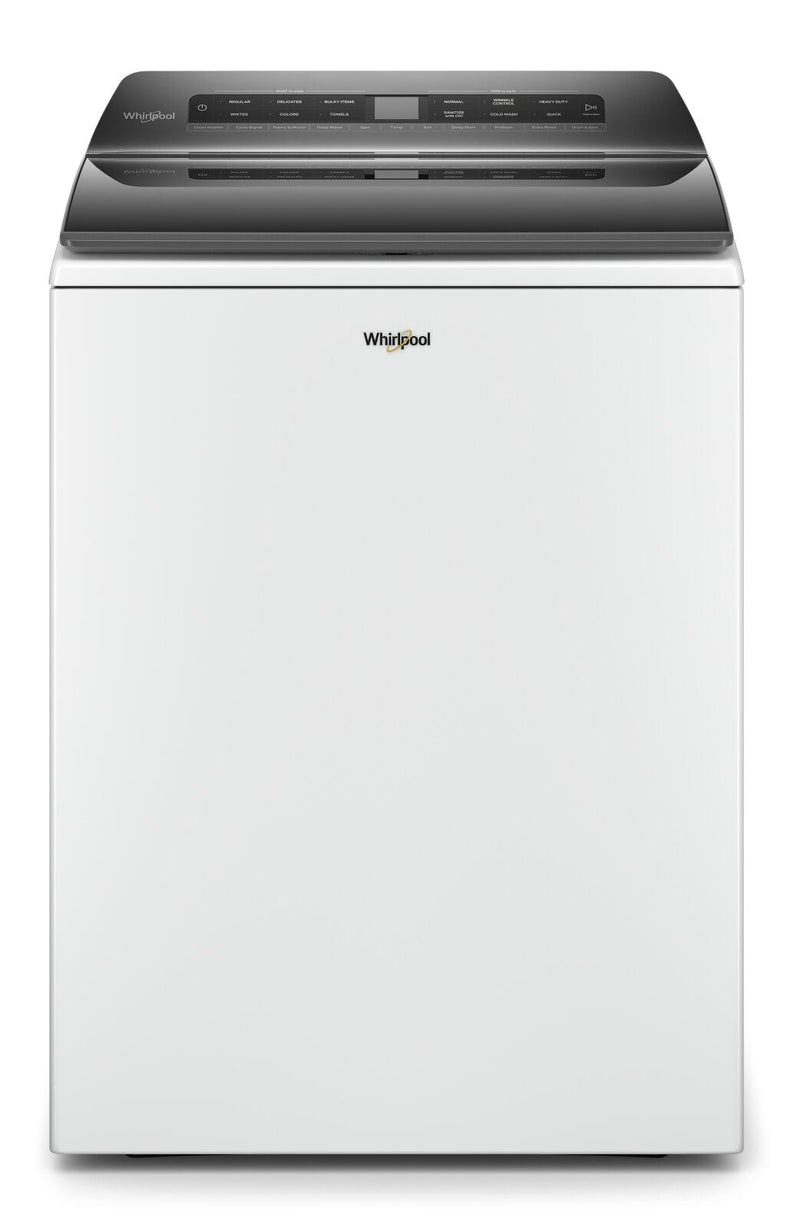 Whirlpool 5.4 Cu. Ft. Top-Load Washer with Pre-Treat Station - WTW5105HW - Washer in White