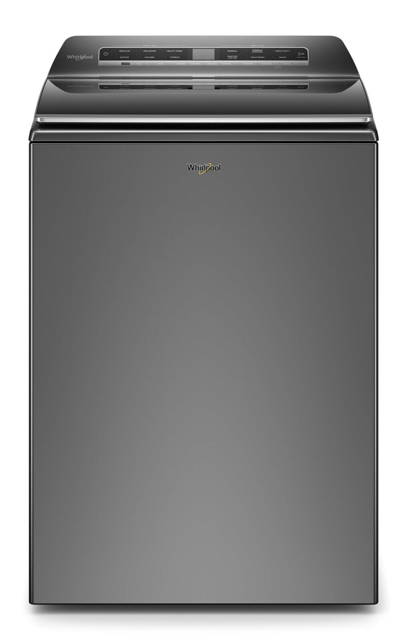 Whirlpool 6.1 Cu. Ft. Smart Top-Load Washer - WTW7120HC - Washer in Chrome Shadow 