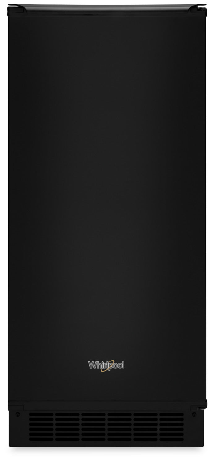 Whirlpool 15" Ice Maker with Clear Ice Technology - WUI75X15HB - Ice Maker in Black