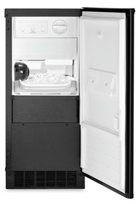 Whirlpool 15" Ice Maker with Clear Ice Technology - WUI75X15HB - Ice Maker in Black