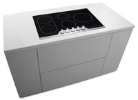 Frigidaire Professional 36" Electric Cooktop – FPEC3677RF - Electric Cooktop in Black/Stainless Steel