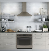 GE 30" Wall-Mount Pyramid Chimney Range Hood – JVW5301EJESC - Range Hood in Slate