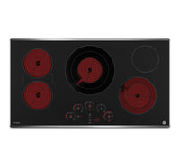 GE Profile 36" Electric Cooktop with Built-In Touch Control – PP9036SJSS - Electric Cooktop in Stainless Steel