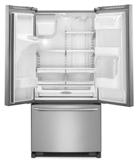 Maytag 22 Cu. Ft. French-Door Refrigerator – MFI2269FRZ - Refrigerator with Exterior Water/Ice Dispenser in Stainless Steel
