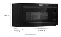 Maytag 1.9 Cu. Ft. Over-the-Range Microwave - YMMV4207JB - Over-the-Range Microwave in Black 