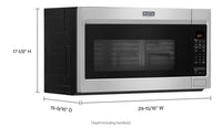 Maytag 1.9 Cu. Ft. Over-the-Range Microwave - YMMV4207JZ - Over-the-Range Microwave in Fingerprint Resistant Stainless Steel 