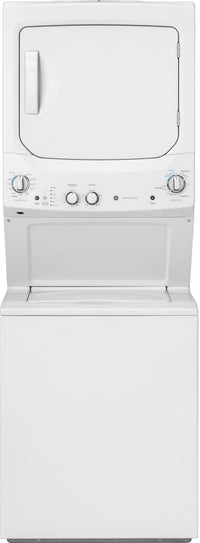 GE 24" STACKED LAUNDRY CENTRE COMPACT-GUD24EWW | GUD24ESMMWW
