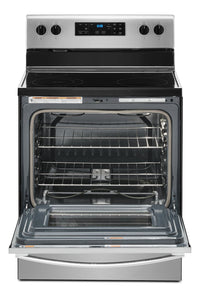 Whirlpool 5.3 Cu. Ft. Electric Range with Frozen Bake™ Technology - YWFE515S0JS - Electric Range in Stainless Steel