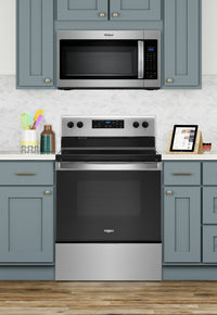 Whirlpool 5.3 Cu. Ft. Electric Range with Frozen Bake™ Technology - YWFE515S0JS - Electric Range in Stainless Steel