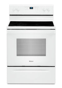 Whirlpool 5.3 Cu. Ft. Electric Range with Frozen Bake™ Technology - YWFE515S0JW - Electric Range in White