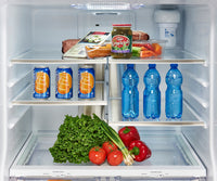GE Profile 24.5 Cu. Ft. French-Door Refrigerator with Space-saving Icemaker – PNE25NGLKBB - Refrigerator with Exterior Water/Ice Dispenser in White