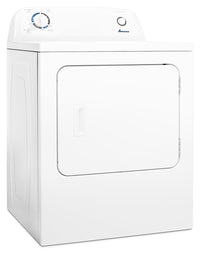 Amana 6.5 Cu. Ft. Gas Dryer with Automatic Dryness Control – NGD4655EW - Dryer in White
