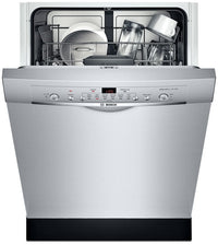 Bosch Ascenta® Series Recessed Handle Dishwasher - SHE3AR75UC - Dishwasher with Child Lock in Stainless Steel