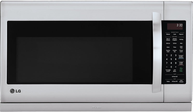 LG 2 Cu. Ft. Over-the-Range Microwave - Stainless Steel - Over-the-Range Microwave in Stainless Steel