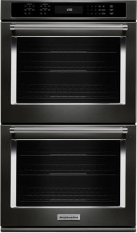 KitchenAid 30” Double Wall Oven - KODE500BS - Double Wall Oven in Black Stainless Steel