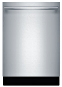 Bosch 100 Series Bar Handle Built-In Dishwasher - SHXM4AY55N - Dishwasher in Stainless Steel