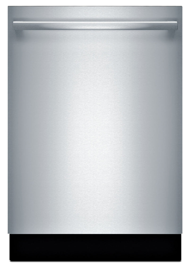 Bosch 100 Series Bar Handle Built-In Dishwasher - SHXM4AY55N - Dishwasher in Stainless Steel