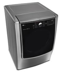 LG 9.0 Cu. Ft. Mega Capacity Electric Steam Dryer – Graphite Steel - Dryer in Graphite