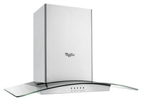 Whirlpool 36" Glass Island-Mount Range Hood – WVI75UC6DS - Range Hood in Stainless Steel/Glass